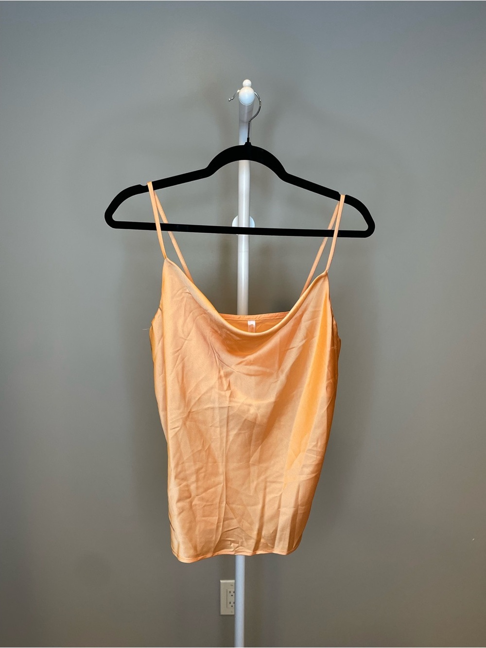 Renee C. Peach Cowl Neck Camisole